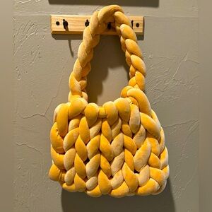 SOLDChunky knit handbag